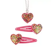 Great Pretenders Sparkle Snap Clips and Necklace