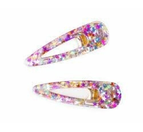 Great Pretenders Boutique Gel Sparkle Hairclips, 2 Pcs assorted