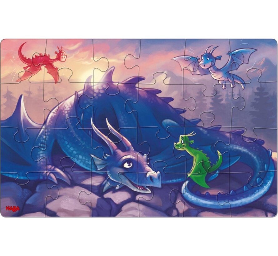 Puzzels Draken 24pcs set 2-delig