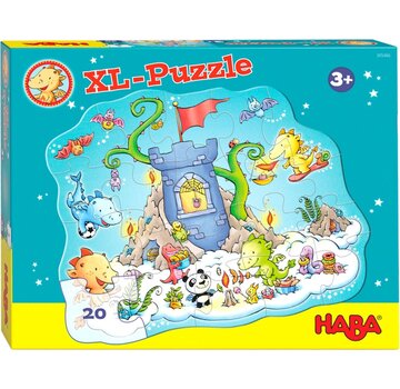 Haba Puzzel Draak Fonkelvuur XL Puzzelparty 20-pcs
