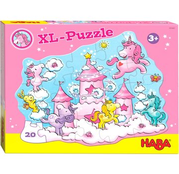 Haba Puzzel Eenhoorn Flonkerglans Wolkenpuzzelpret 20pcs