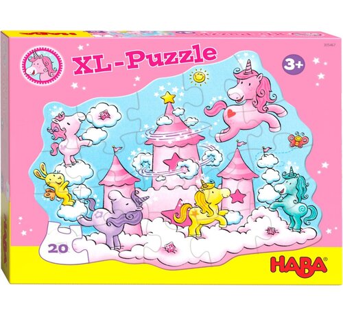 Haba Puzzel Eenhoorn Flonkerglans Wolkenpuzzelpret 20pcs