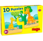 10 Puzzles Wild Animals 2pcs
