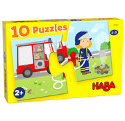 Haba 10 Puzzles Emergency Vehicles 2pcs
