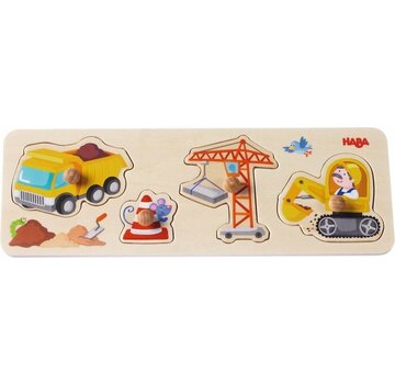 Haba Inlegpuzzel Op de werf