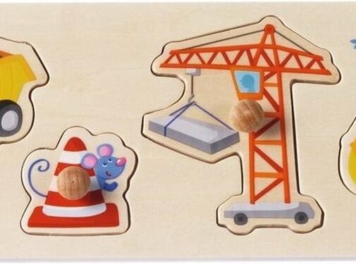 Haba Inlegpuzzel Op de werf