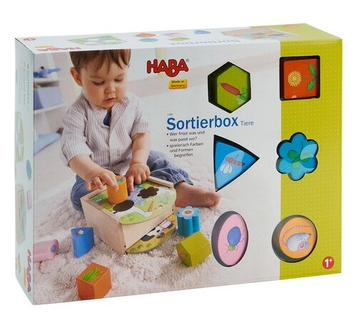 Haba Sorting Box Animals Wood