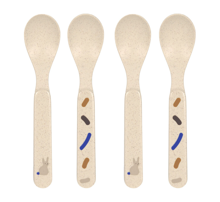 Spoon Set PP/Cellulose Little Mateys royal blue