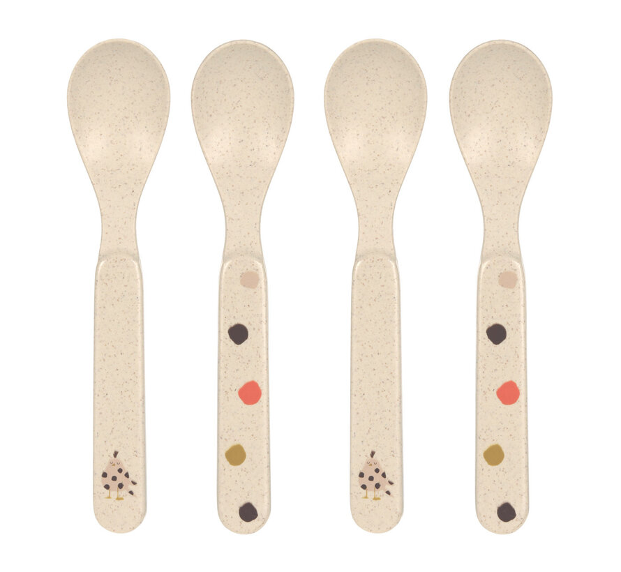 Spoon Set PP/Cellulose Little Mateys spicy orange