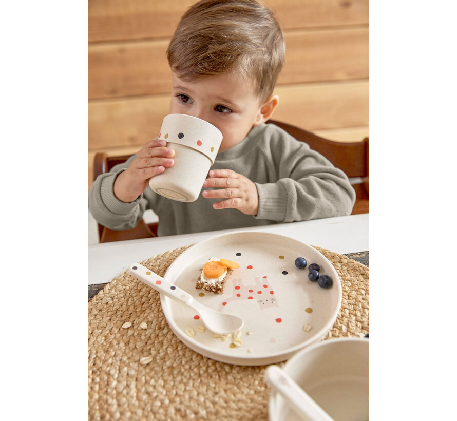 Spoon Set PP/Cellulose Little Mateys spicy orange