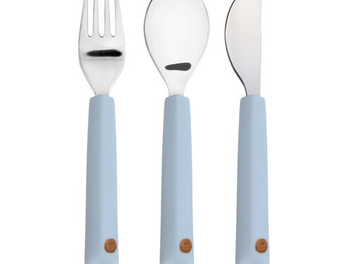 Lässig Kinderbestek Happy Rascals Smile Set 3-delig