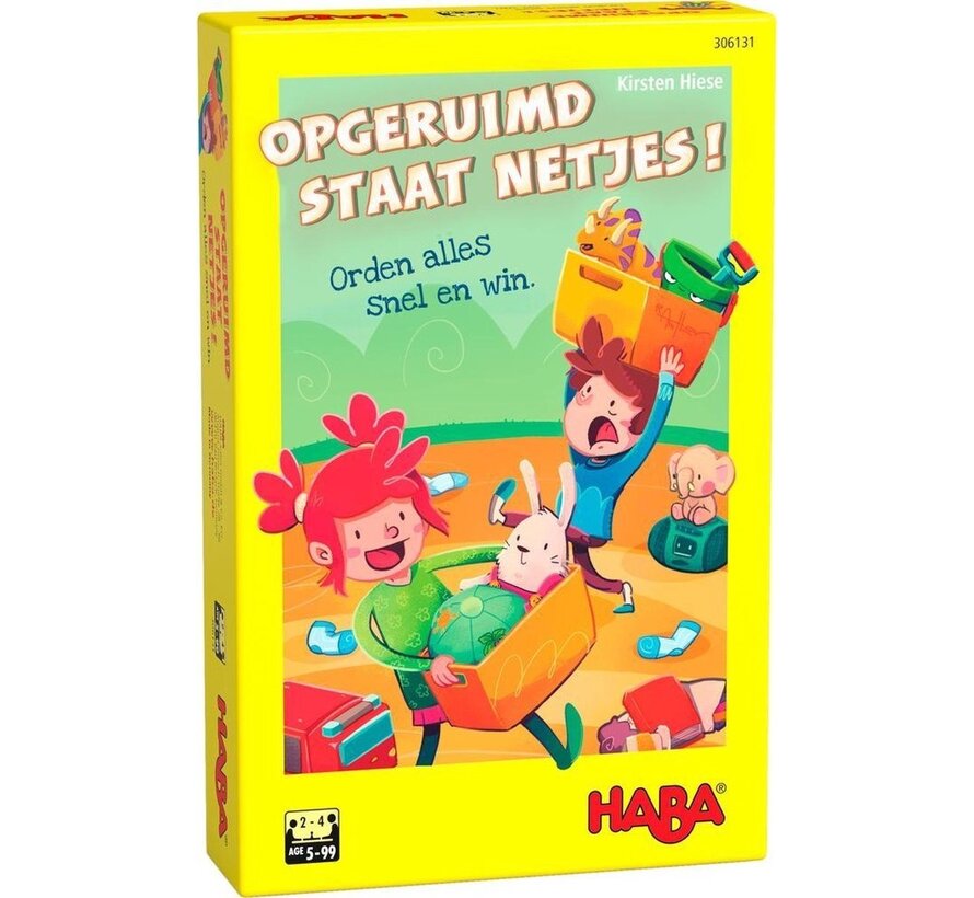 Spel  Opgeruimd staat netjes! (Nederlands)