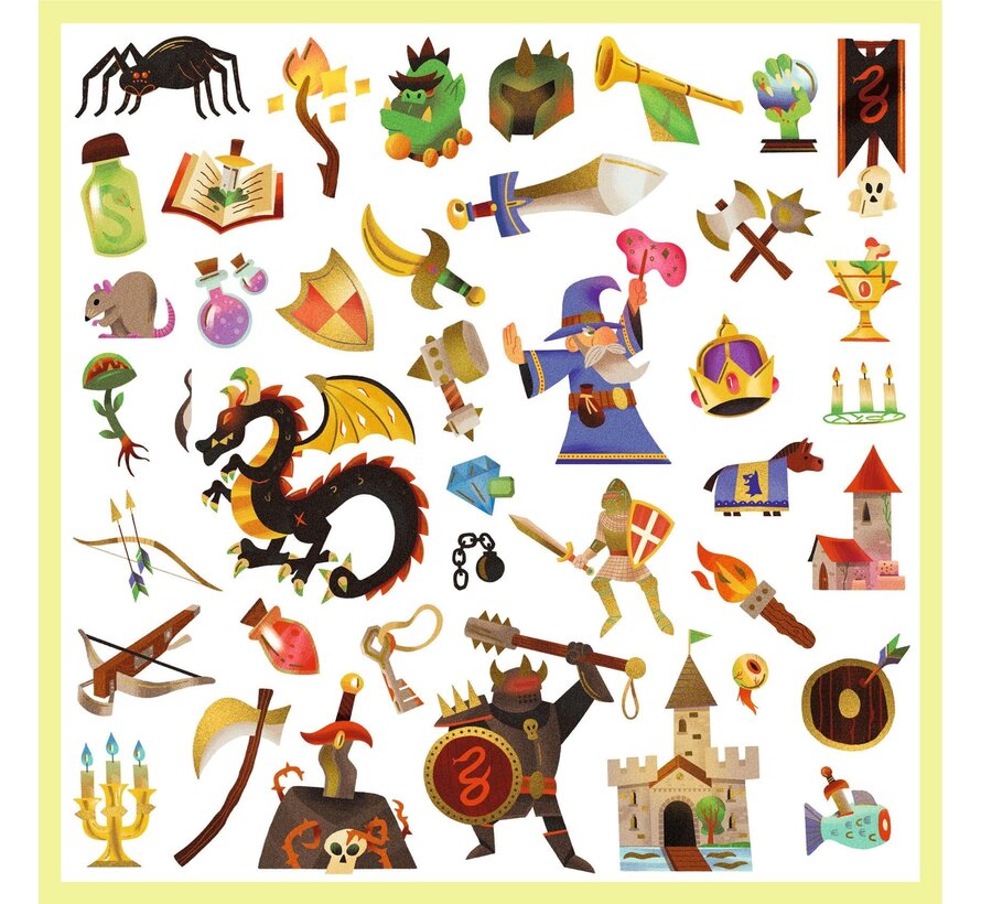 Stickers Middeleeuwen 160pcs