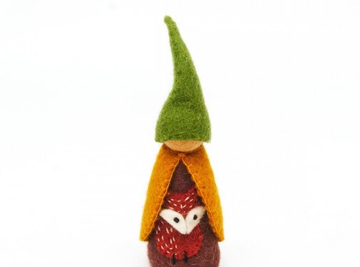 Sjaalmetverhaal Bospoppetje Vos