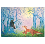 Wenskaart de Vos en de Raaf