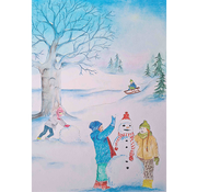 Ansichtkaart Winter