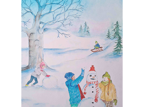 Brechtje Duijzer Ansichtkaart Winter