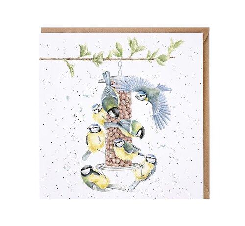 Wrendale Designs Wenskaart Vogels Bon Appetit!