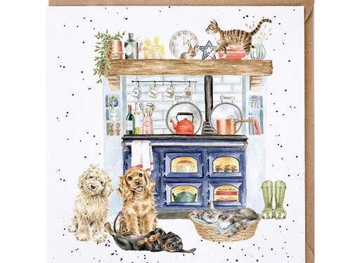 Wrendale Designs Wenskaart Country Kitchen