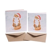 Wrendale Designs Kerstkaarten Festive Fox Set 8-delig