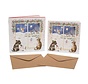Kerstkaarten Joy to the world (Christmas Window) Set 8-delig