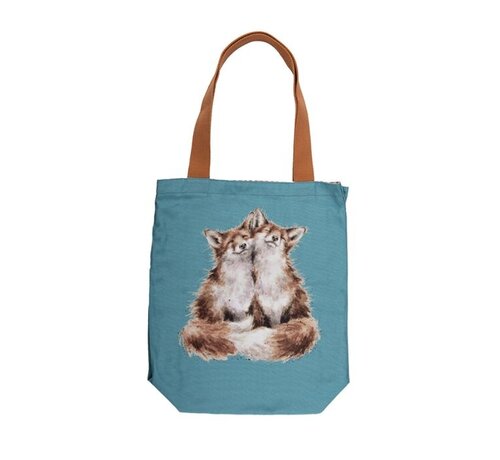 Wrendale Designs Canvas Draagtas Vossen Contentment