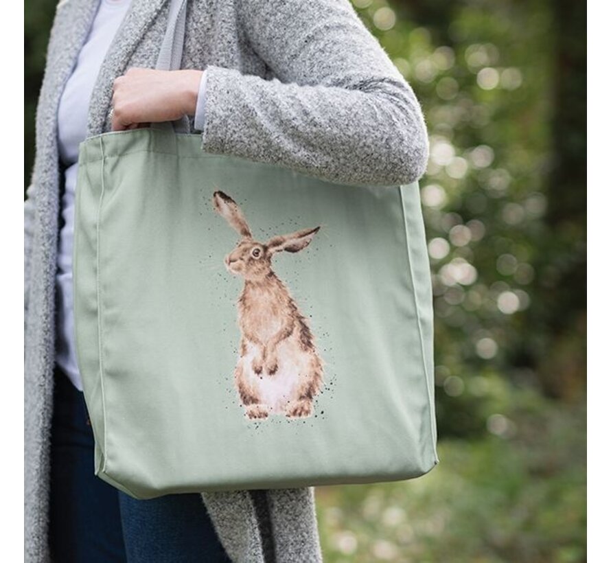 Canvas Draagtas Konijn Hare and the Bee