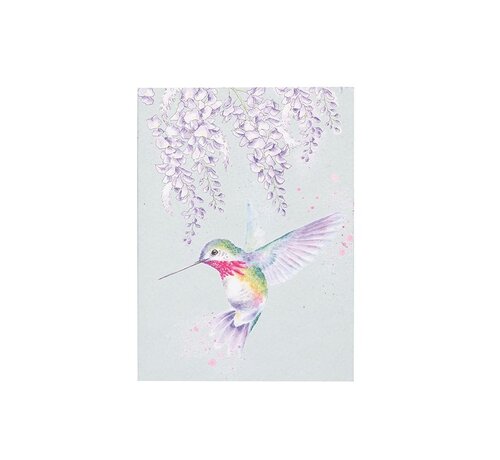Wrendale Designs A6 Humming Bird Notebook - Wisteria Wishes