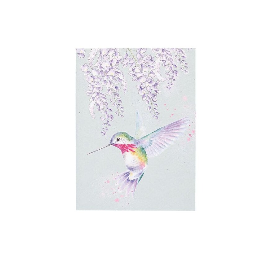 A6 Humming Bird Notebook - Wisteria Wishes