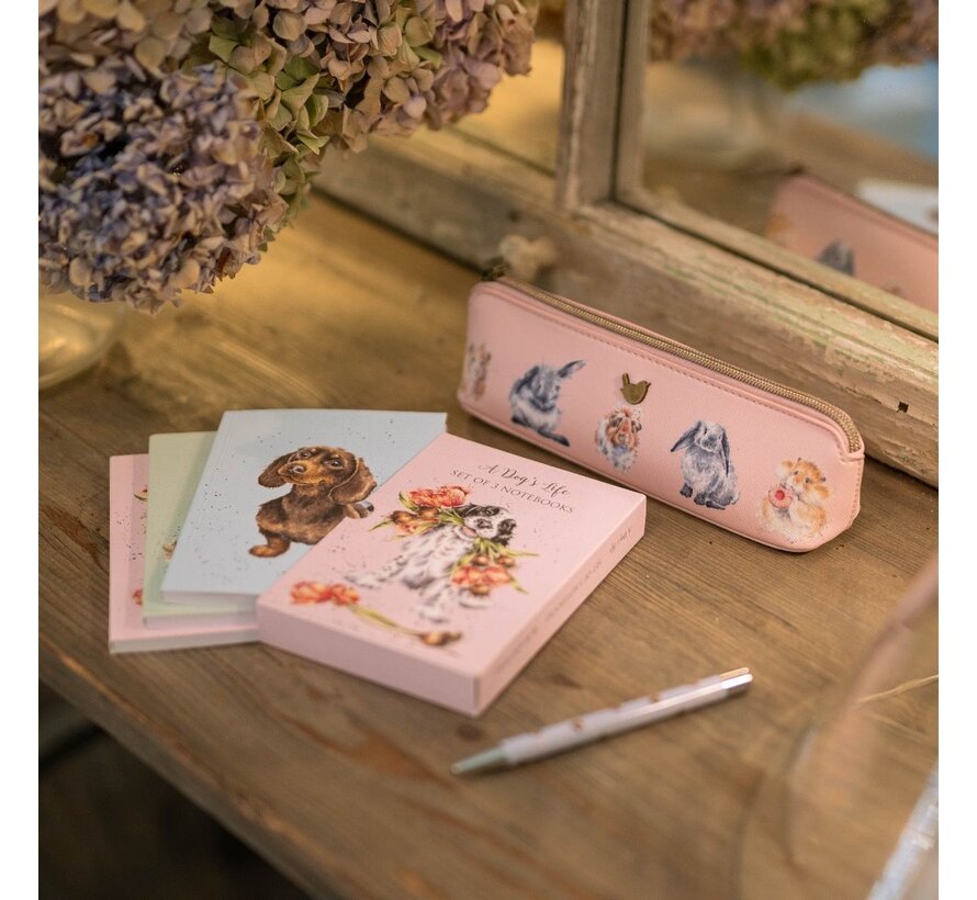 Set of 3 Notebooks - A Dog's Life