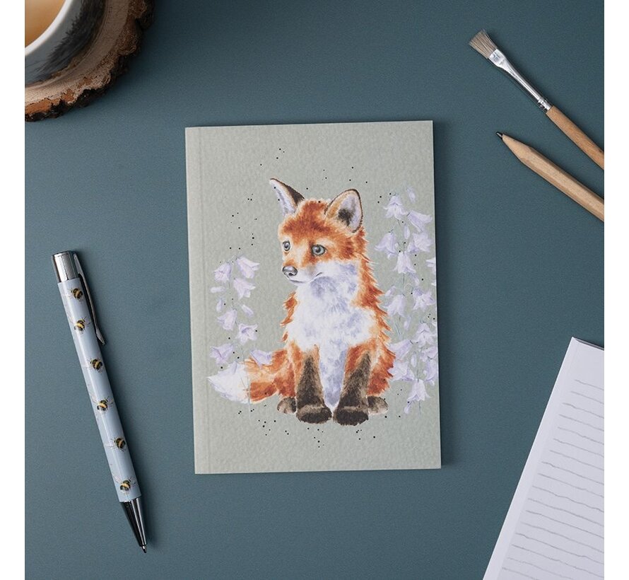 A6 Fox Notebook - Contemplation