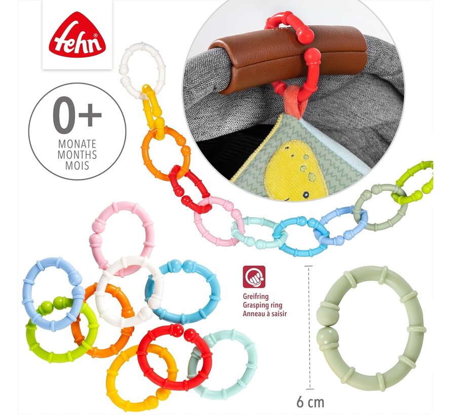 Set of 10 attachment rings