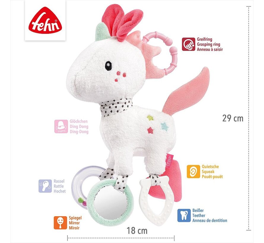 Activity unicorn with ring