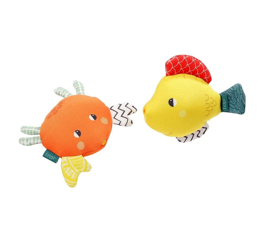 Set of 2 animal bath squirts fish&crab