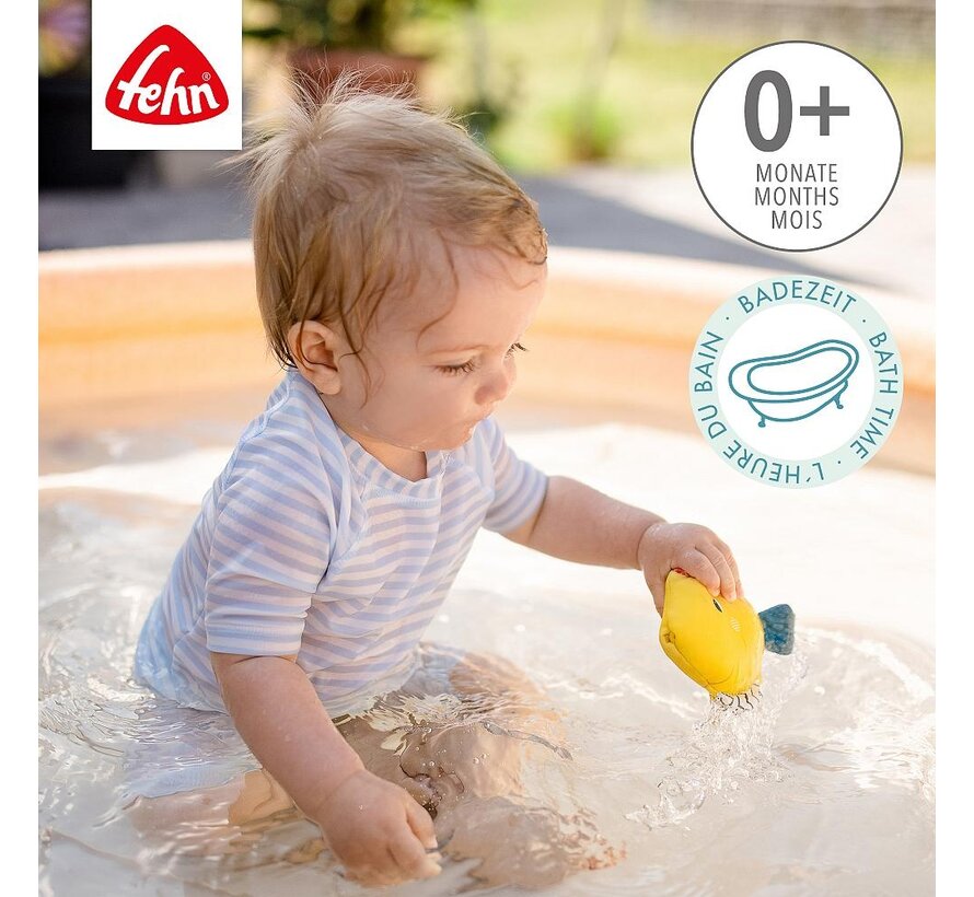 Set of 2 animal bath squirts fish&crab