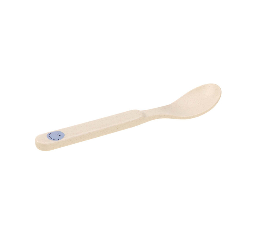 Spoon Set PP/Cellulose Happy Rascals Smile Sky Blue