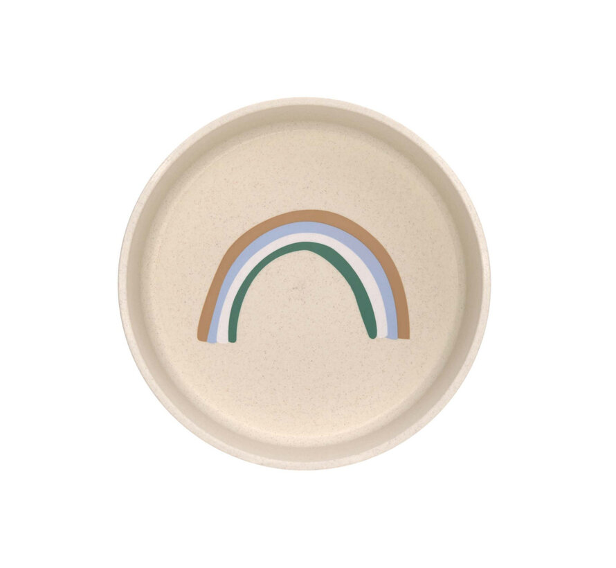 Bowl PP/Cellulose Happy Rascals Smile Sky Blue
