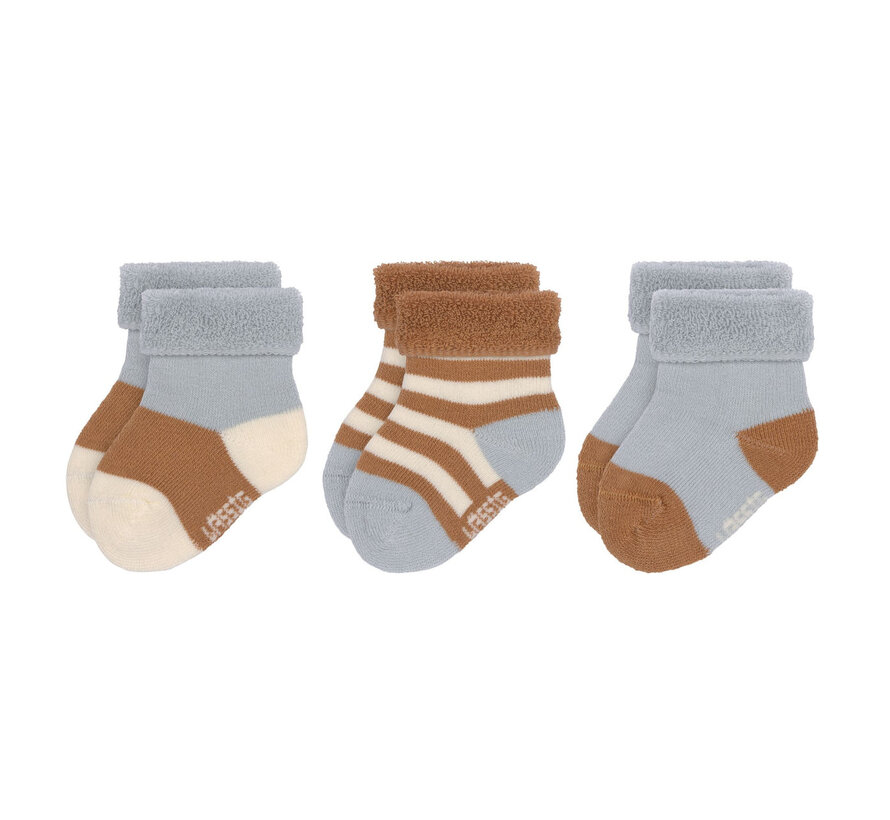 Terry Socks GOTS 3 pcs assorted light