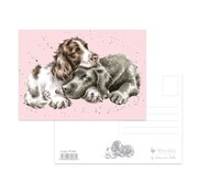 Wrendale Designs Growing Old Together Postcard - Dog