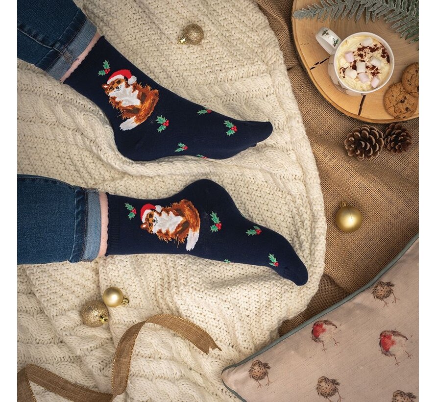 Fox Christmas Sock