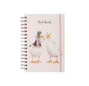 Wrendale Designs A5 Duck Notebook - Not a Daisy Goes By (Pink)