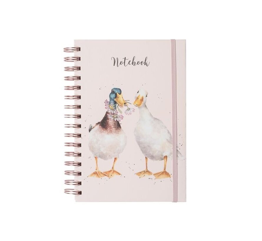A5 Duck Notebook - Not a Daisy Goes By (Pink)