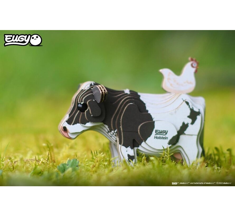 3D Bouwpakket Holstein Koe