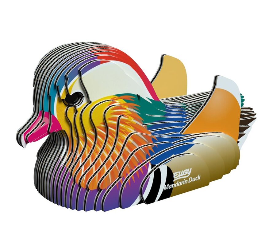 3D Cardboard Model Mandarin Duck