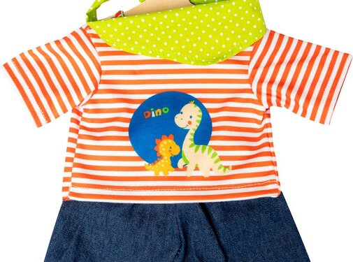Heless Poppenkleding Short en T-shirt Dino size 28-35cm
