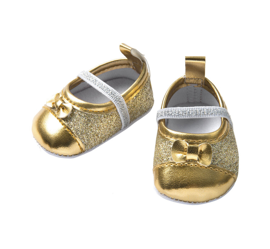 Glitter ballerinas, 2 colours assorted, size 30-34 cm