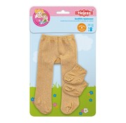 Heless Tights with socks, golden, size 28-35 cm