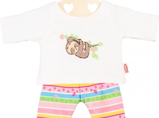 Heless Poppenkleding Pyjama Luiaard size 28-35cm