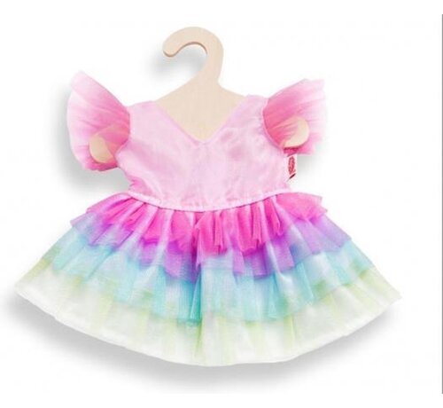 Heless Poppenkleding Jurk Regenboog size 28-35cm