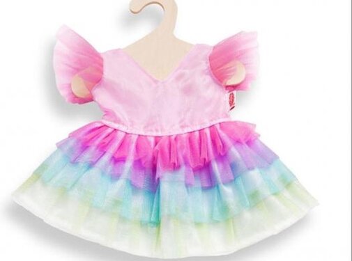 Heless Poppenkleding Jurk Regenboog size 28-35cm